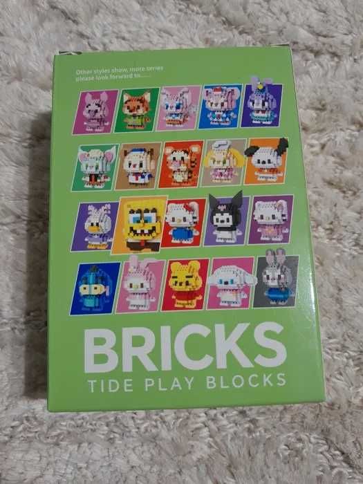 Klocki 3D mini klocki dla dzieci Spongebob figurka nowe
