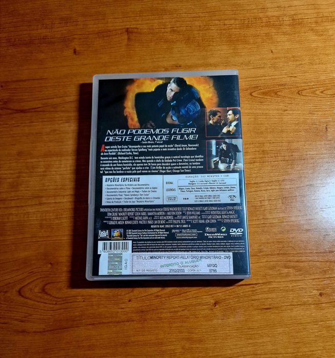 RELATÓRIO MINORITÁRIO (Steven Spielberg/Tom Cruise) Ed. Especial 2dvds