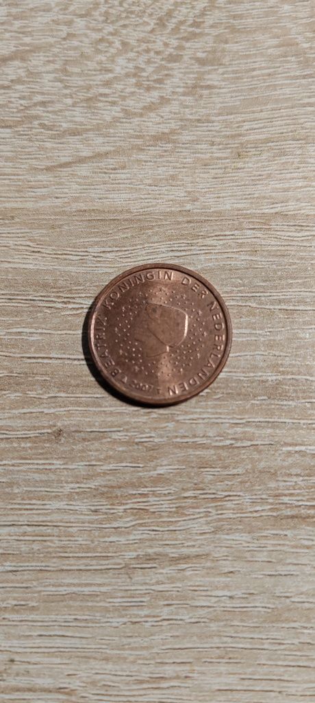 Moneta 5 Euro Cent, Holandia, 2007