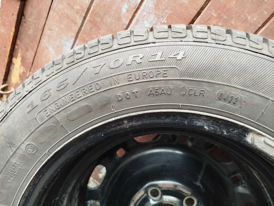 Колеса /резина 165/70 r 14" Debica Passio-2 (на сталевих дисках 5*100)