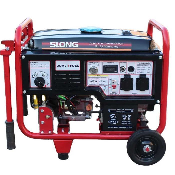 Генератор бензиновий SLONG SL2500 3 - 3,3 кВт потужність