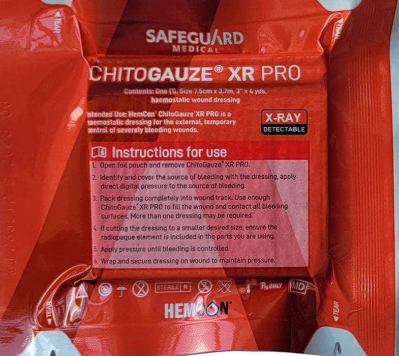 ChitoGAUZE гемостатичні бинти