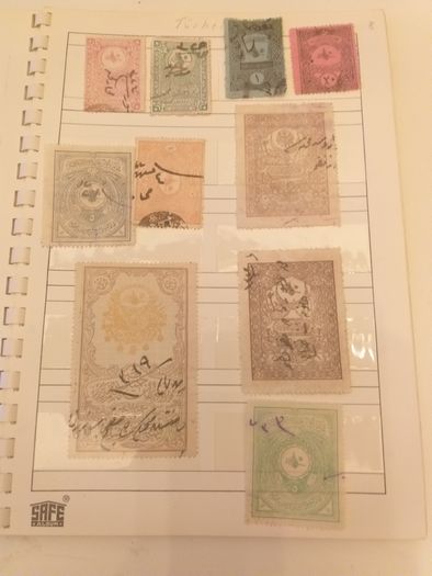 Bardzo stare kolekcjonerskie Perskie tureckie znaczki