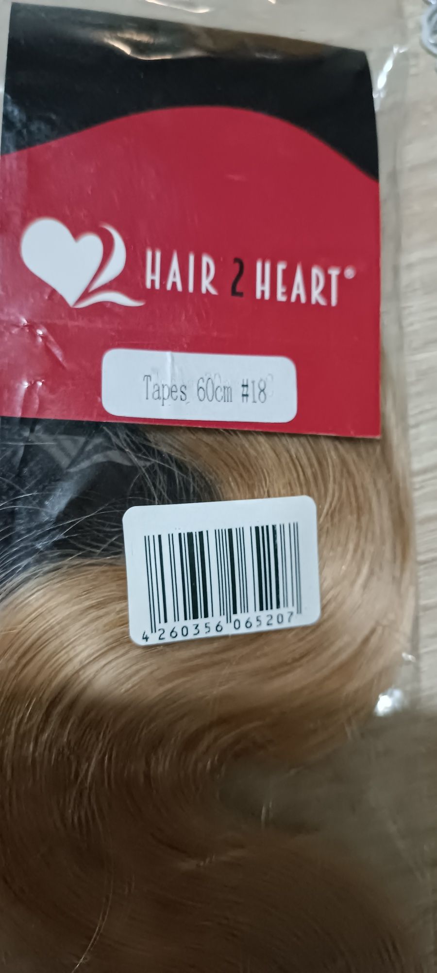 Włosy doczepiane naturalne Hair 2 Heart 60 cm Blond