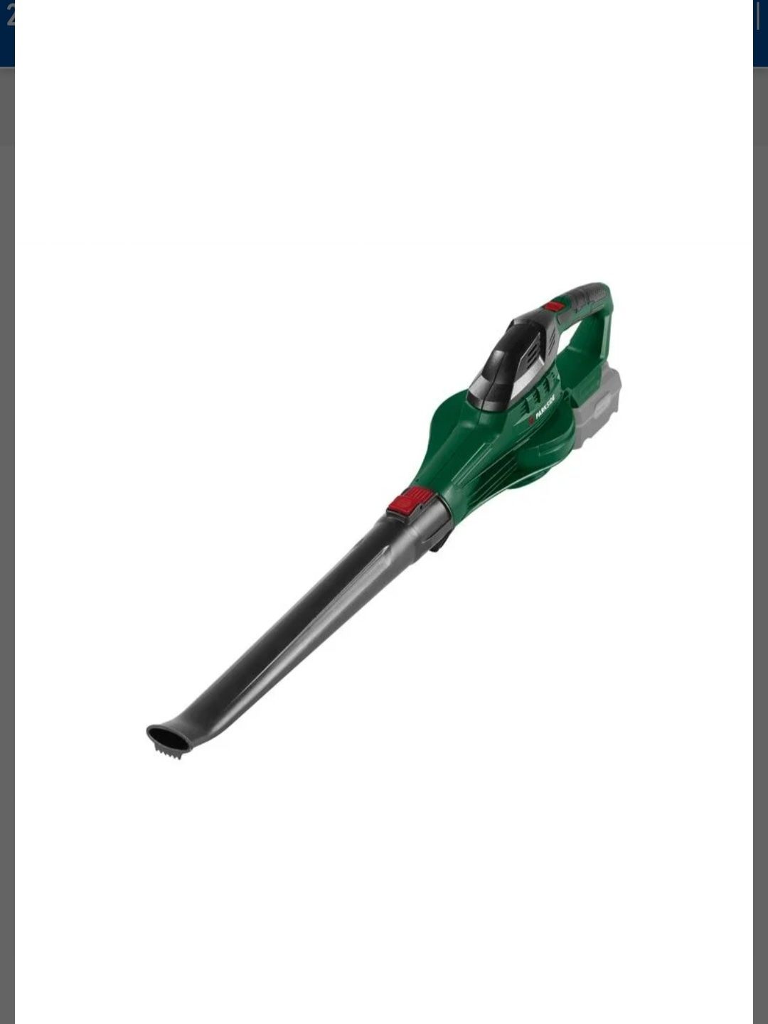 Soprador recarregável de 20 V parkside
