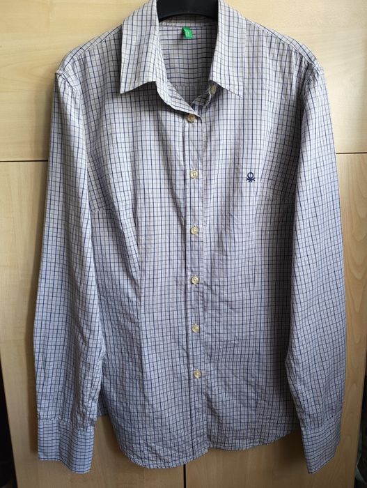 Koszula w krate United Colors of Benetton Rozmiar M