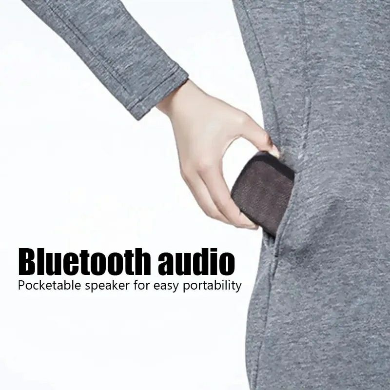 Ткань Беспроводной Bluetooth-совместимый Динамик Открытый стерео звук