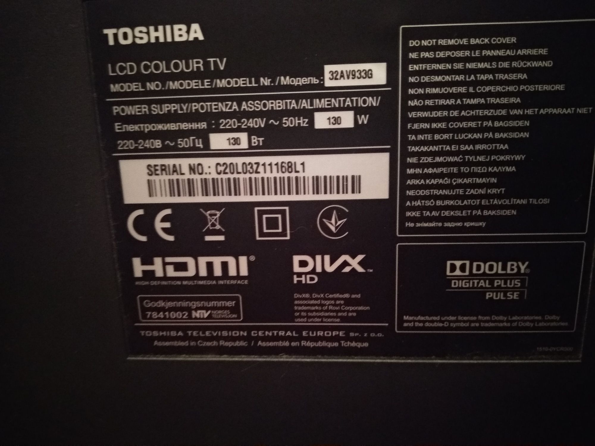Telewizor Toshiba 32"
