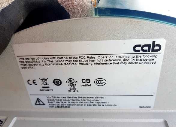 Drukarka CAB A4+ /200 profesjonalna drukarka etykiet termotransferowa