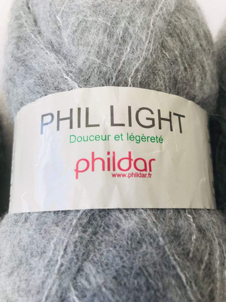Włóczka Phil Phildar Light - akryl, wełna, poliamid. Cena/5 motków