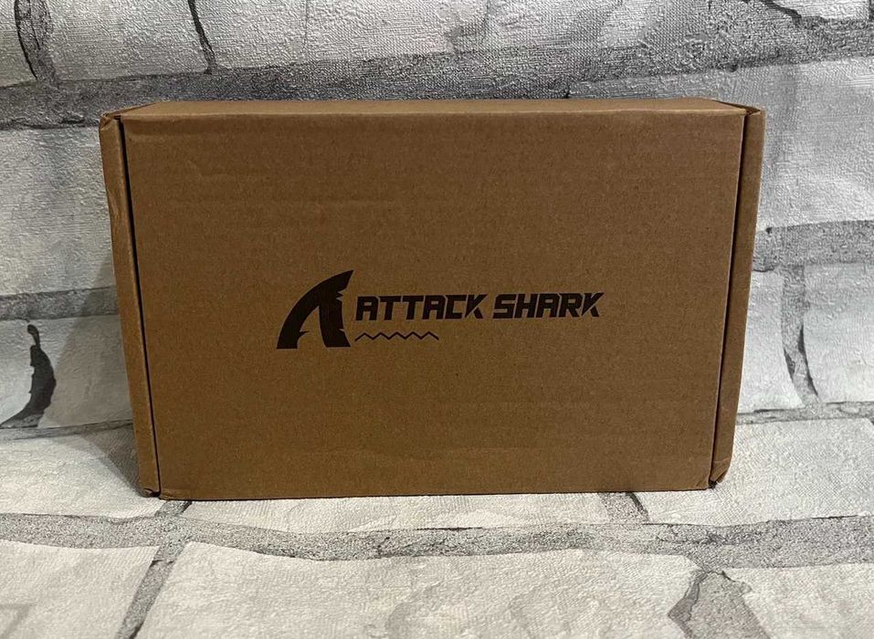 Ігрова мишка, безпровідна Attack Shark X11, зі станцією, біла