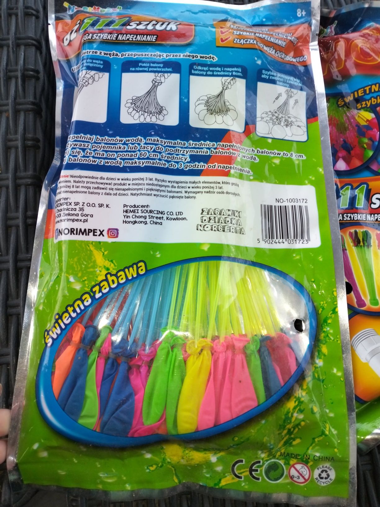 Balony wodne dla dzieci