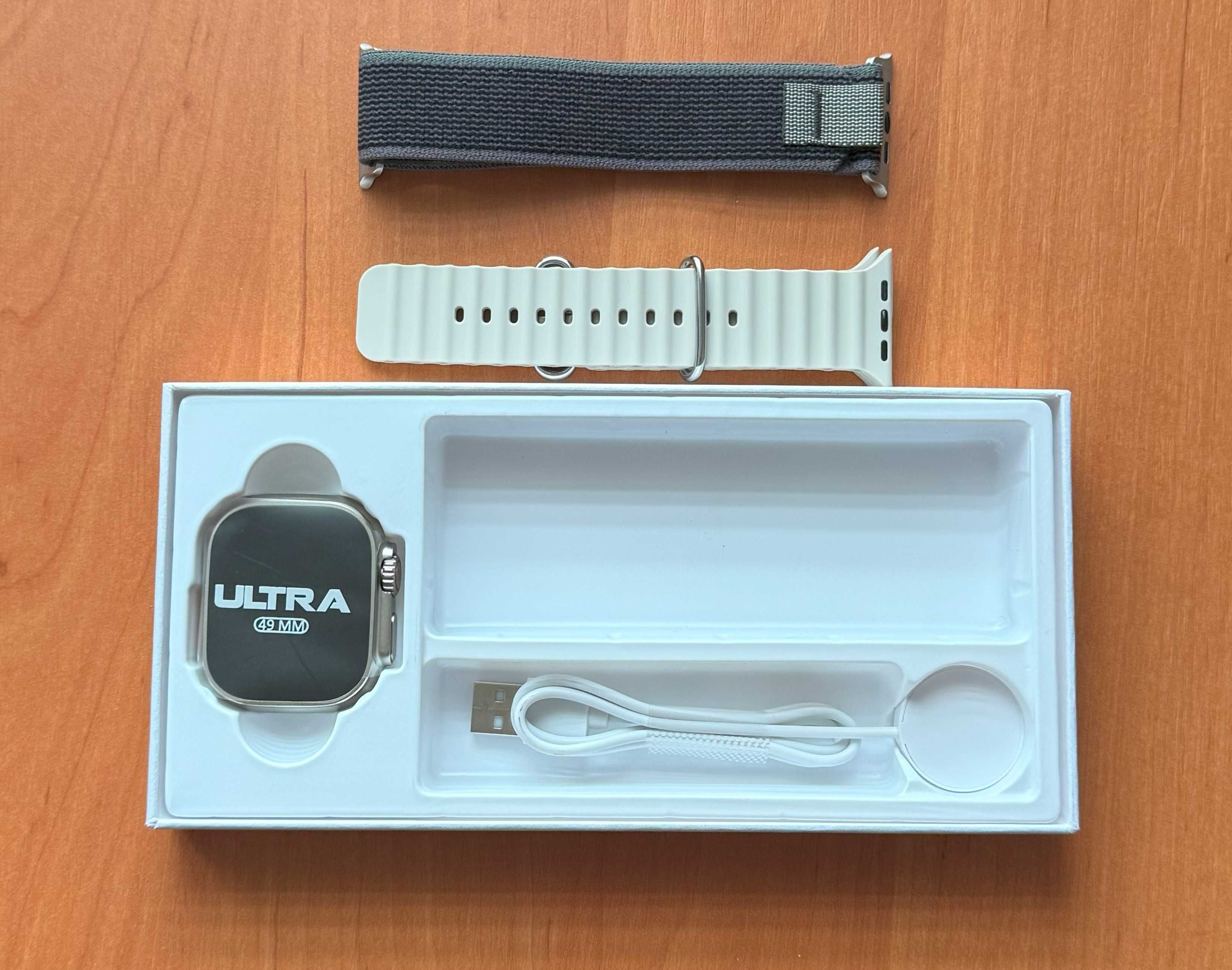 Smartwatch HK11 Ultra3 2,02" Amoled PL srebrny + ekstra pasek