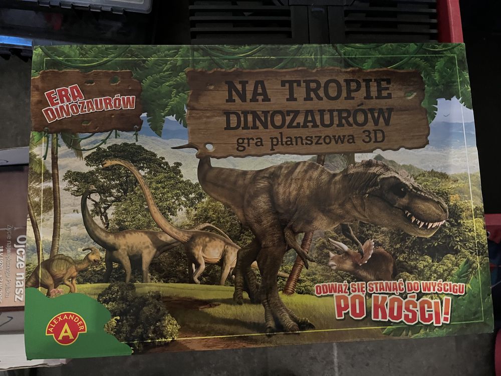 Gra planoszowa 3D na tropie dinozaurów