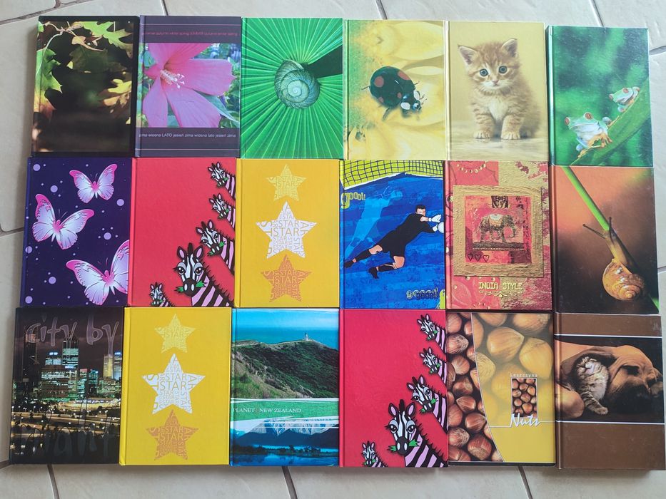 Zeszyty - bruliony zestaw