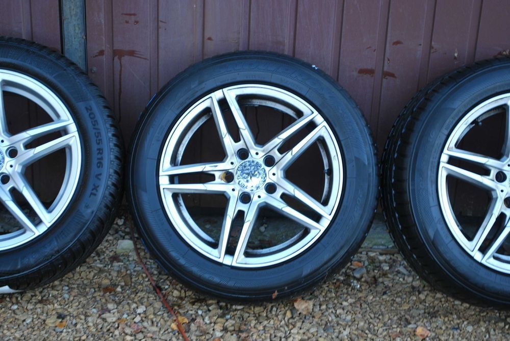 Koła 205/55 R16 5x112 Alufelgi + opony zimowe Mercedes A B Klasa