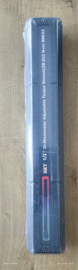 Klucz dynamometryczny 28-210N-m.