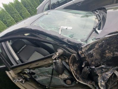 Uszkodzony seat Ibiza