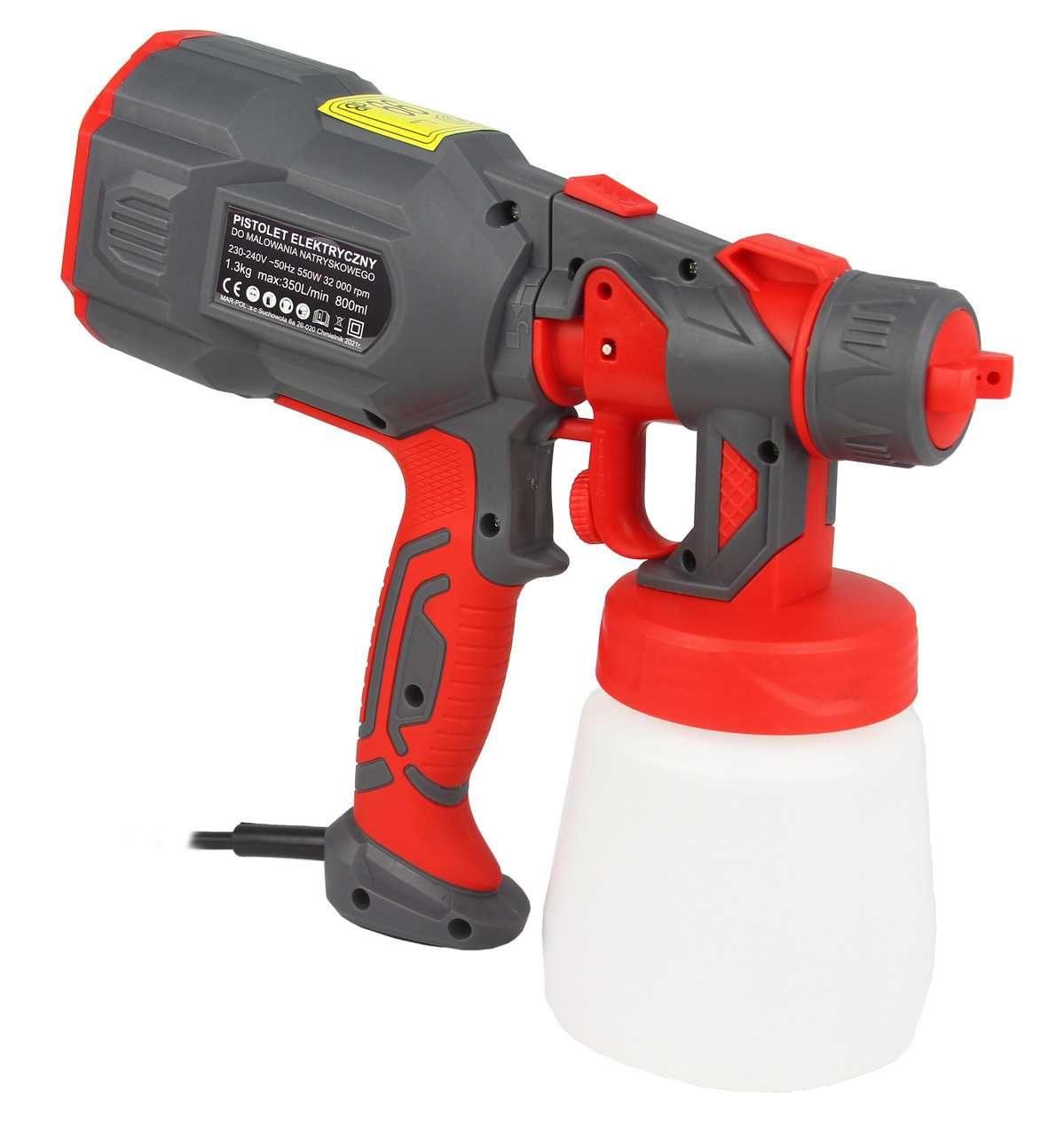 PISTOLET ELEKTRYCZNY Malarski Do Malowania 550W