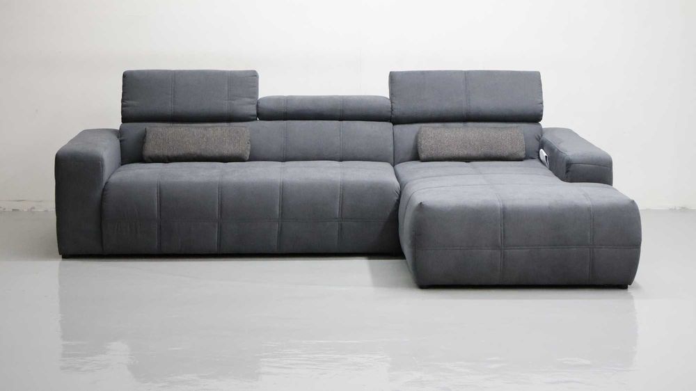 TCc TLB DESIGN narożnik regulowane zagłówki rogówka sofa kanapa popiel