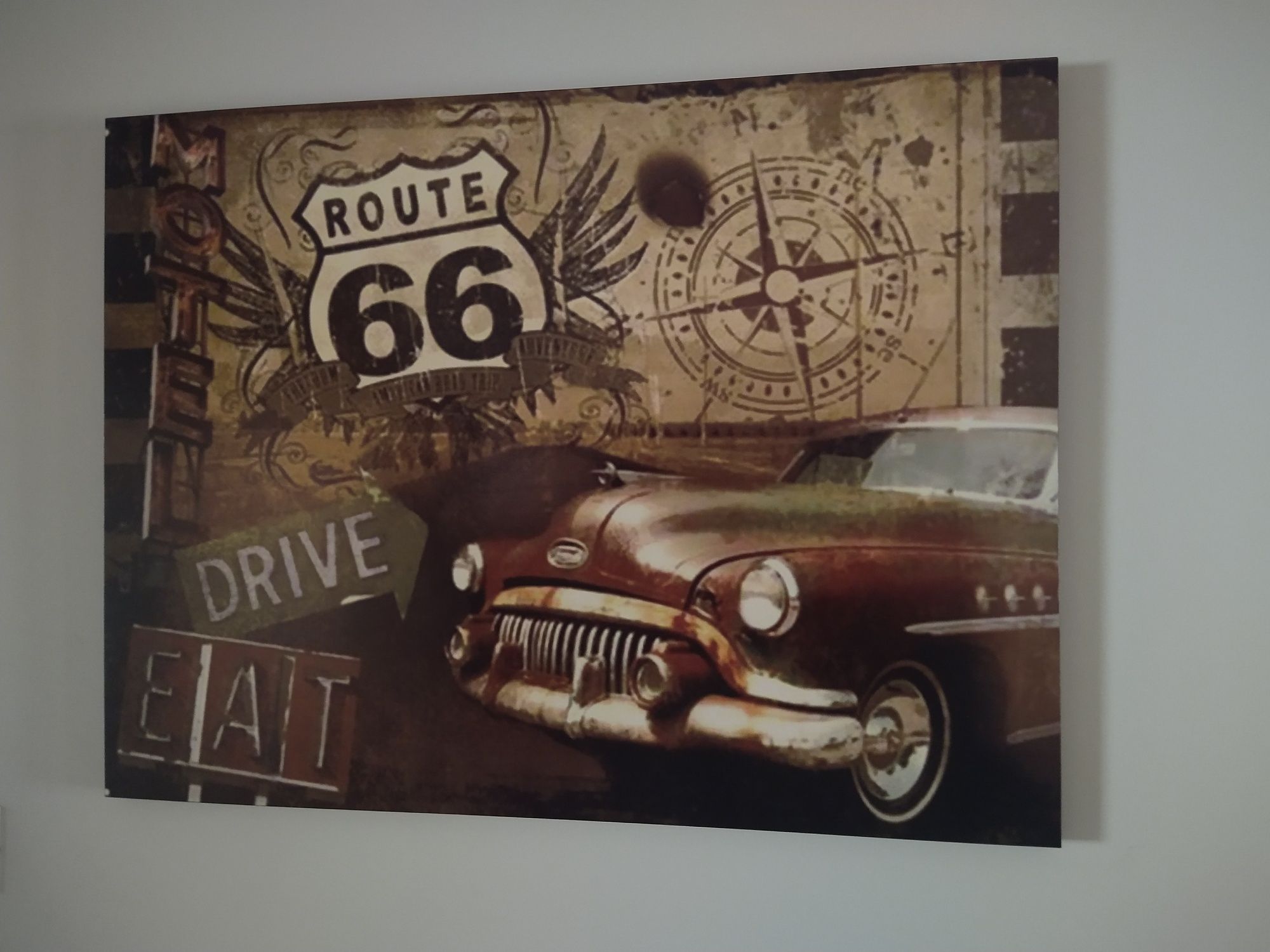 Obraz ROUTE 66 Druk na ścianie szkle itp.