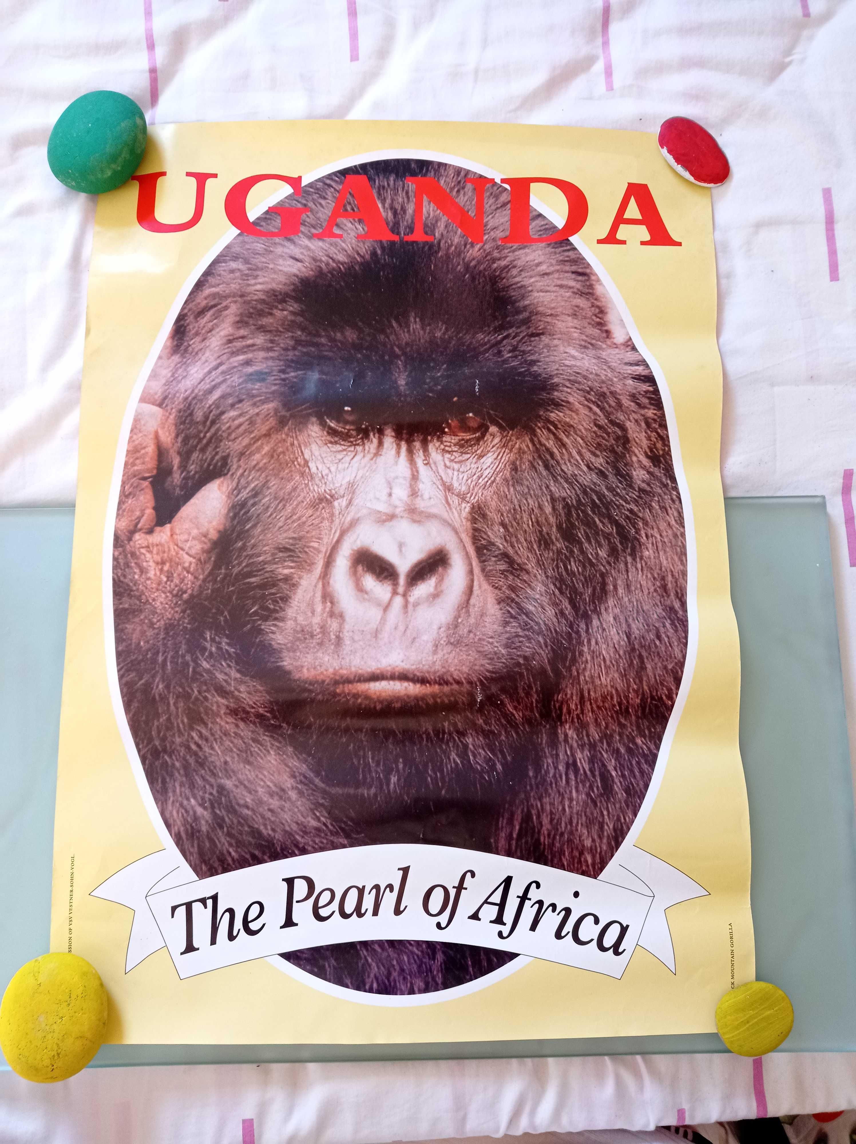 Poster e panfleto Uganda Expo´98