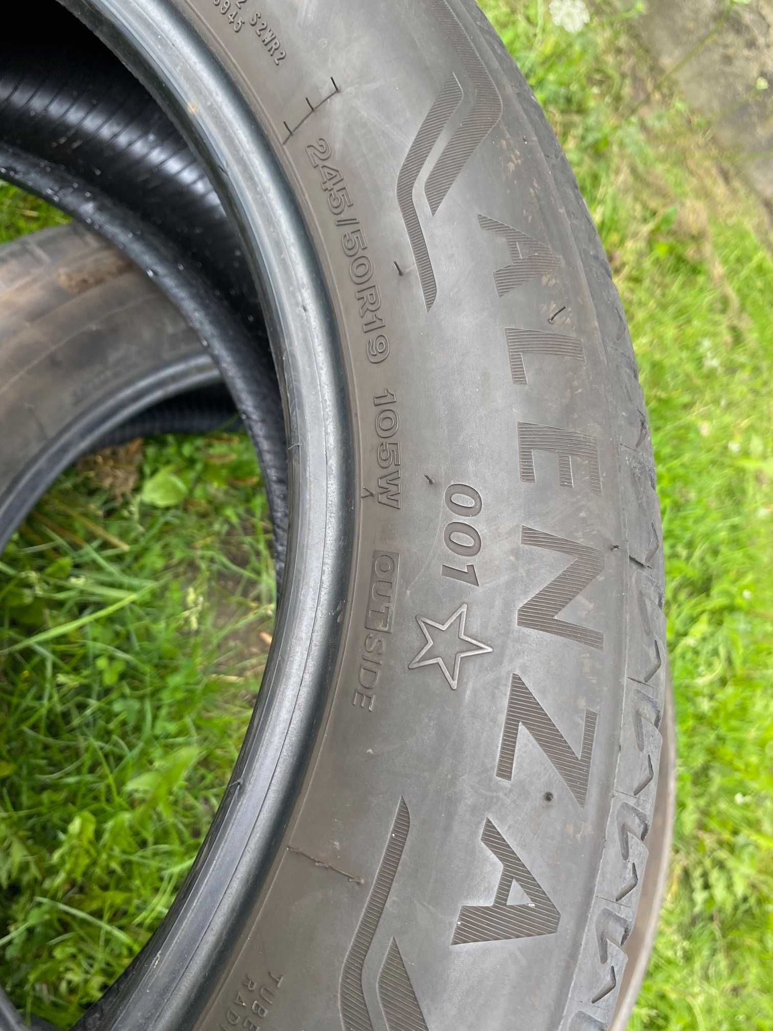 Opony letnie245/50R19BRIDGESTON2019