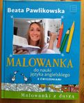 Malowanka do nauki języka angielskiego z ćwiczeniami
