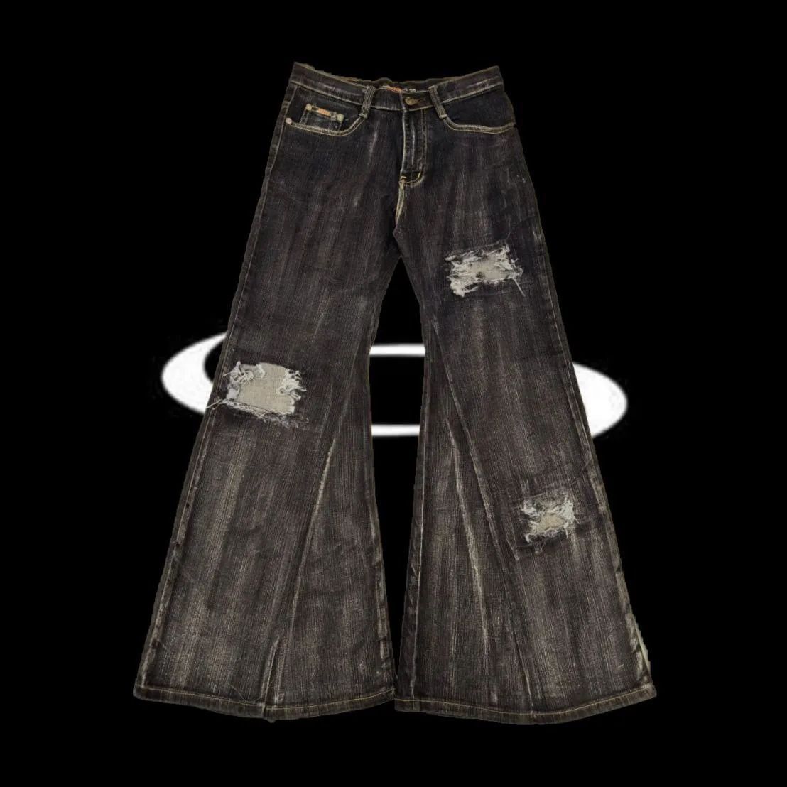 Архив клёш джинсы opium rick Chrome hearts дизайнер вайперр