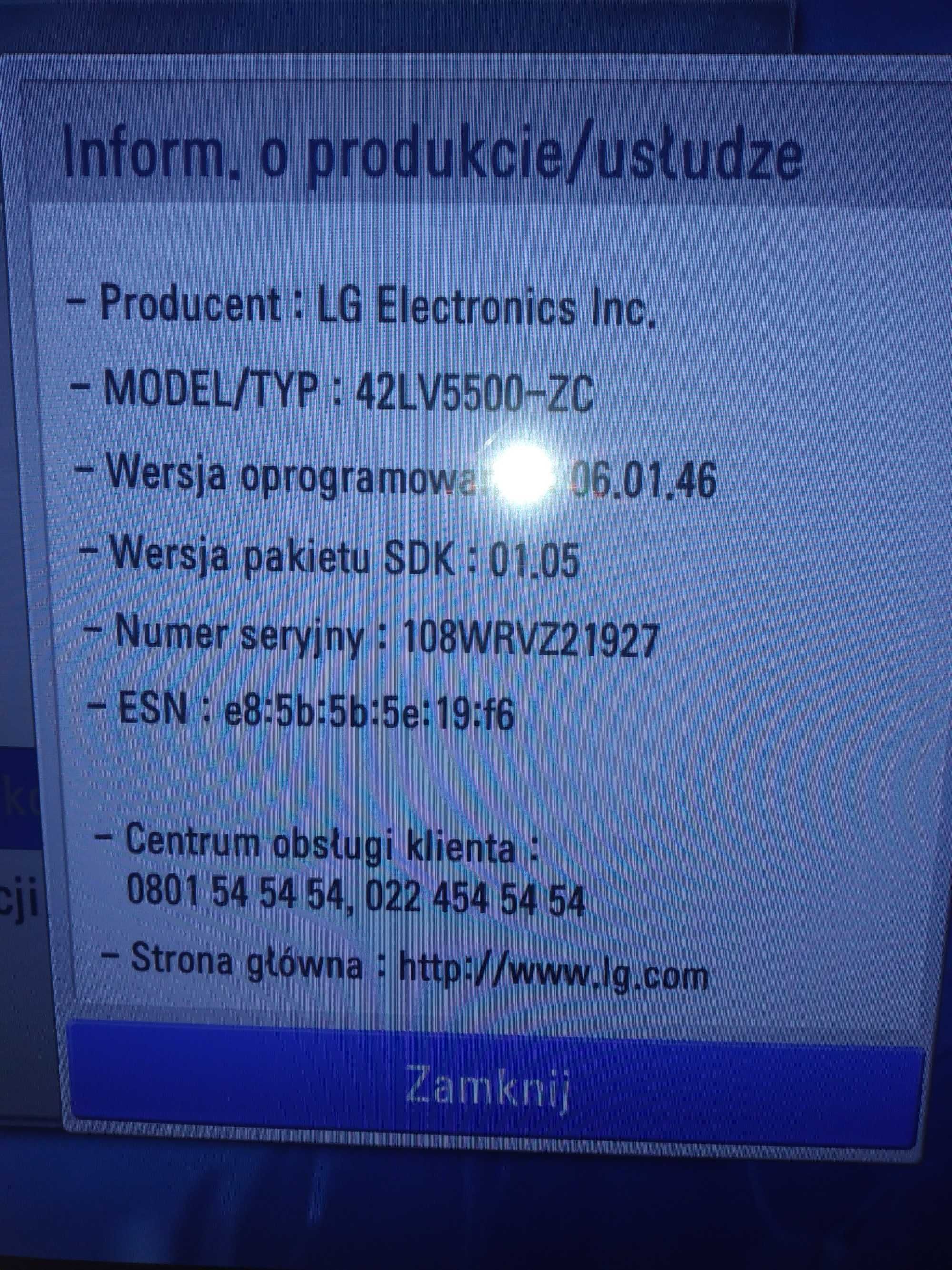 Telewizor LG 42 cale