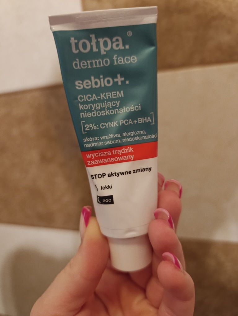 Tołpa krem do twarzy na noc na niedoskonałości,do cery tradzikowej