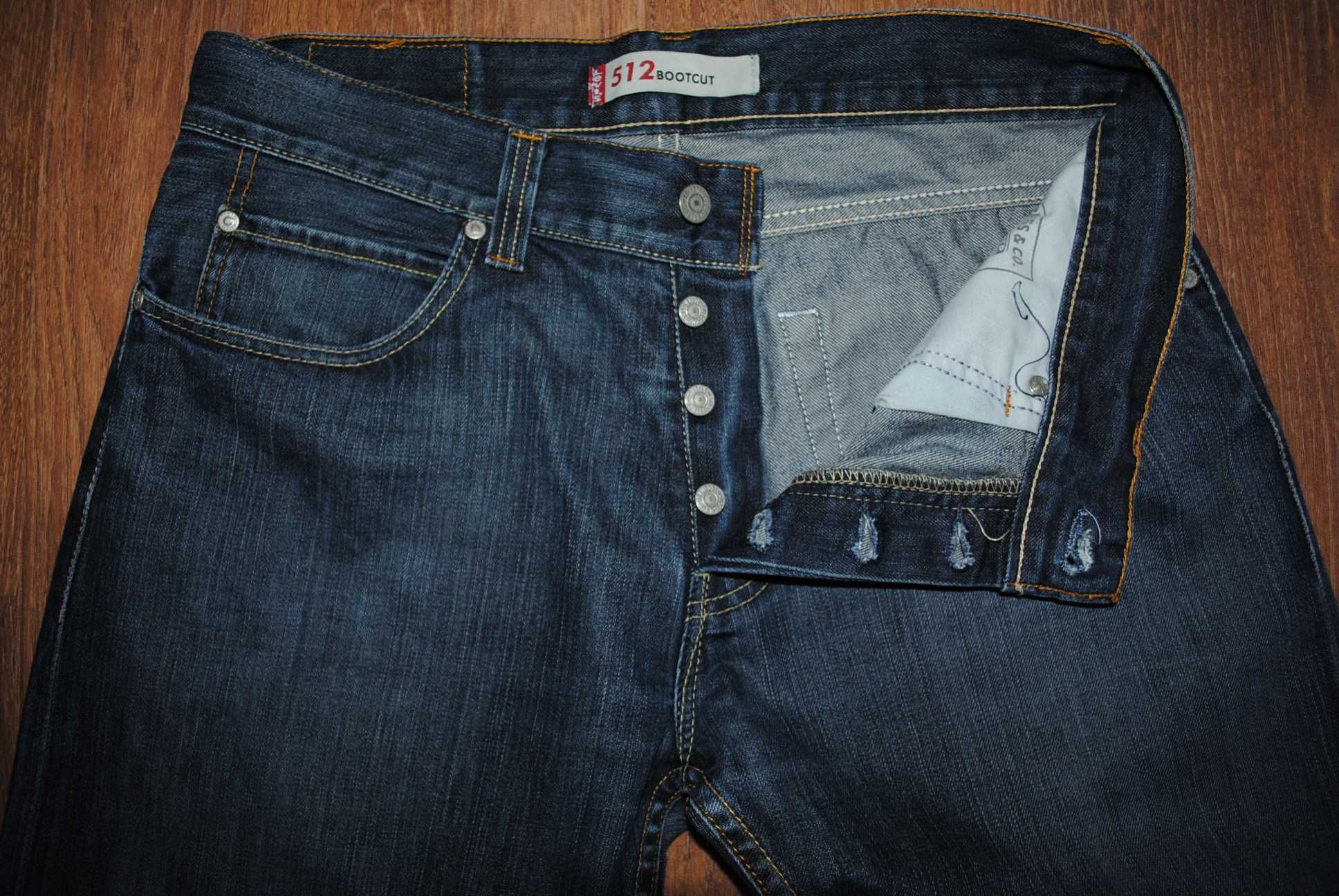 Джинсы Levis 512 34 32