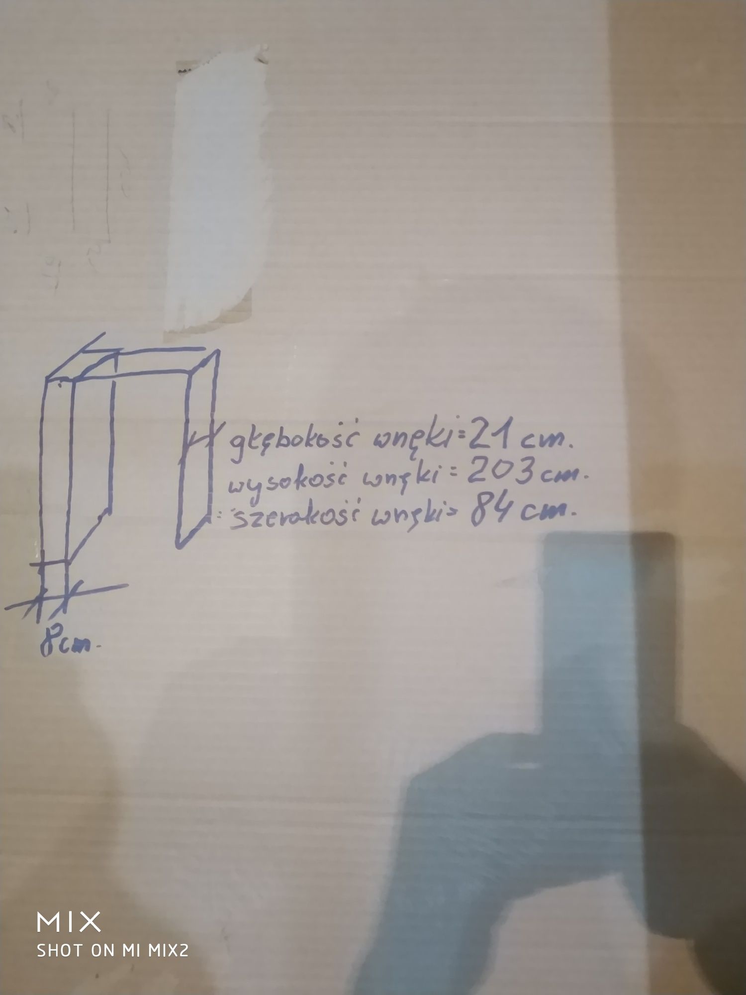 Drzwi wewnętrzne 80 rustykalne