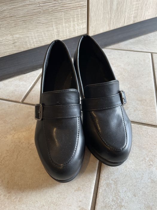 Nowe buty czółenka skorkowe 37 botki jesien jeisenne new na obcasie