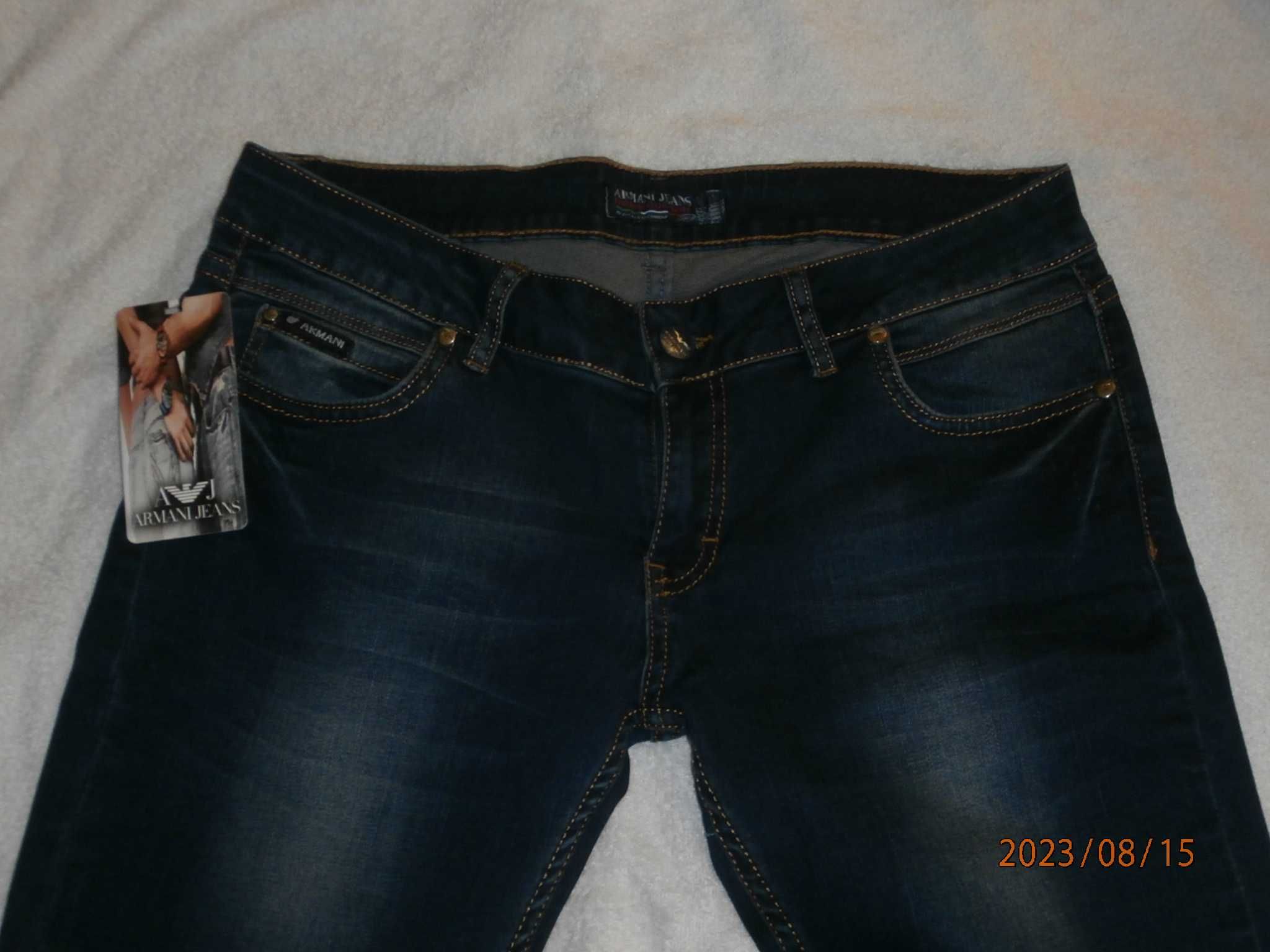 Spodnie ARMANI JEANS W33 L34 - Nowe / Unisex