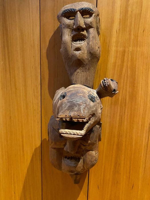 Rare Award-Winning Portuguese Double Mask (Ousilhão, 1989)