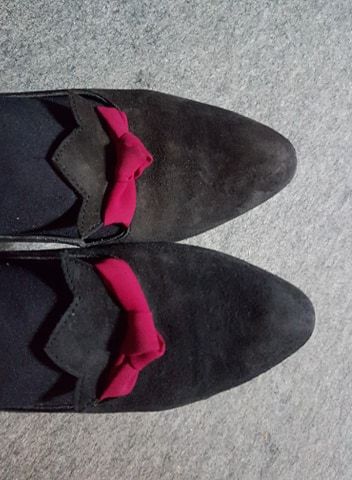 sapatos vintage camurça nº37
