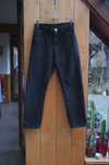 czarne jeansy denim Monki retro 90s wysoki stan balonowe mom 36