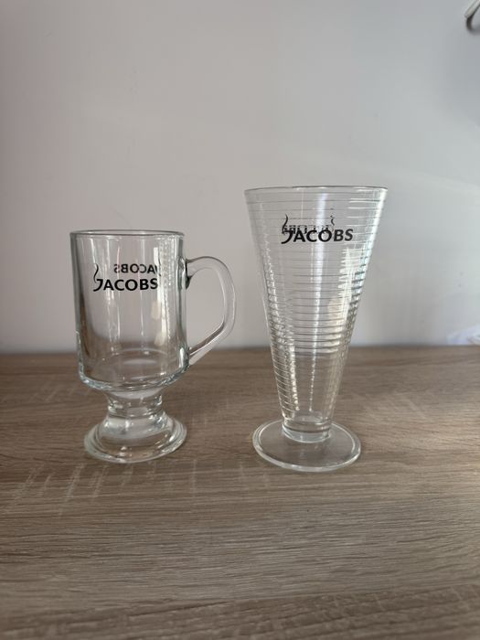 2 szklanki kubki do kawy marki Jacobs