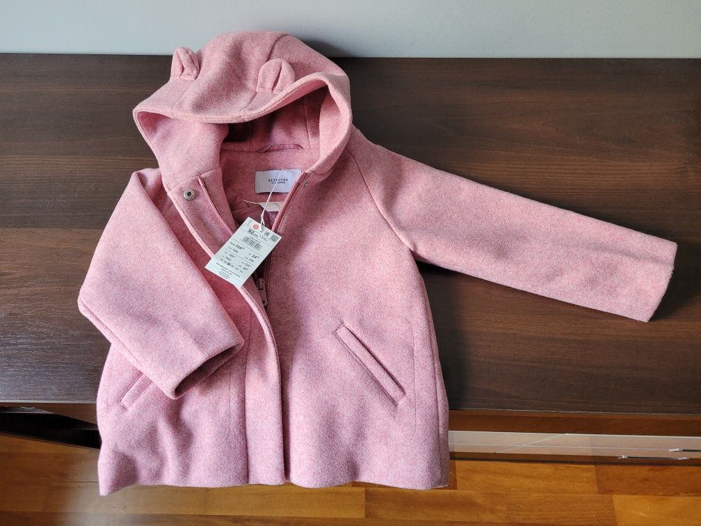 Nowy płasz kurtka dla dziewczynki różowa 92 Reserved Ecoaware