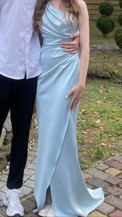 Сукня блакитна випускна