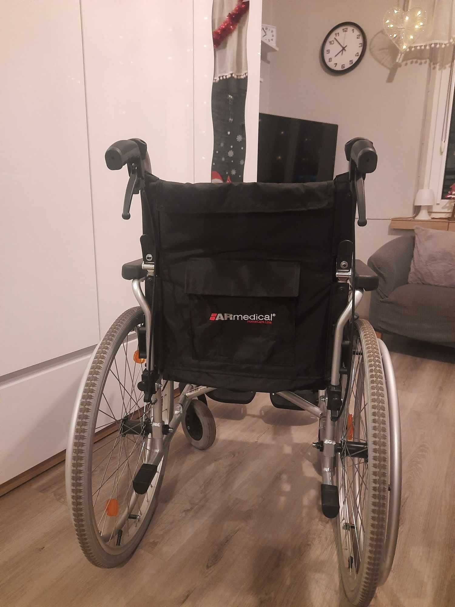 Wózek inwalidzki aluminiowy