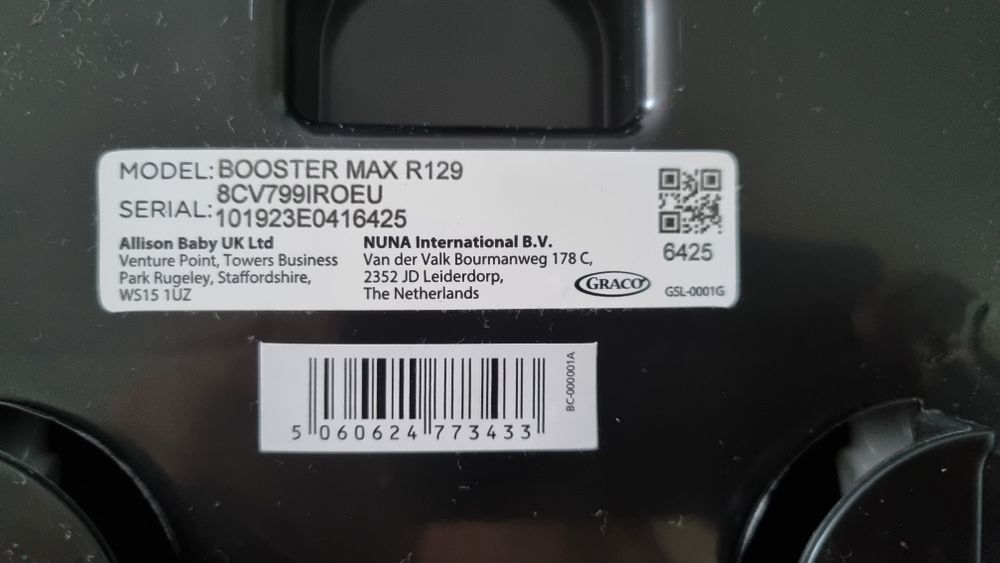 Fotelik dzieciecy do auta Graco booster max