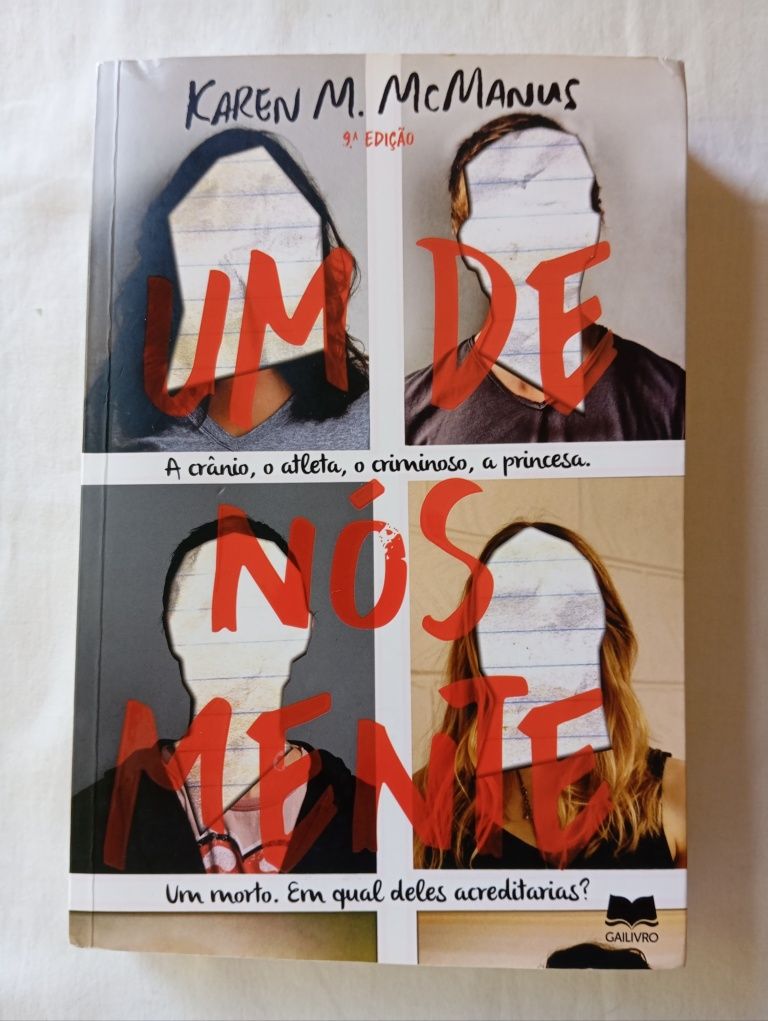 Livro Um de Nós Mente - Karen M. McManus