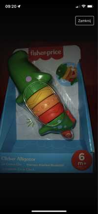 Nowa zabawka krokodyl fisher price 6m+