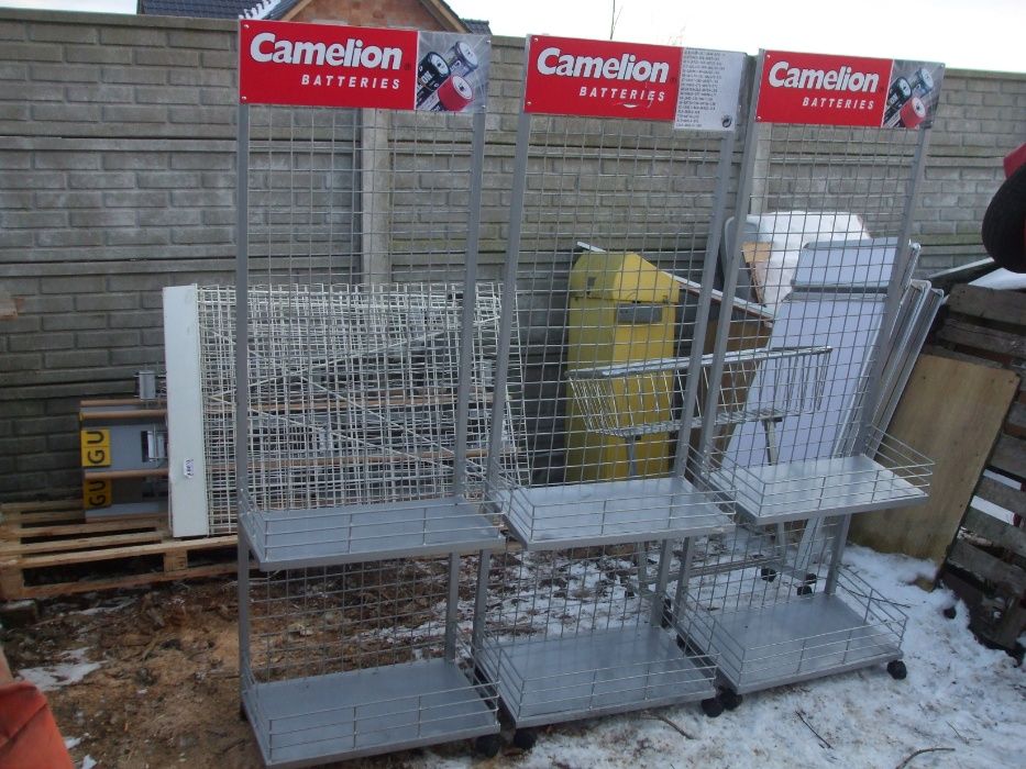 Kosze metalowe ,wózki