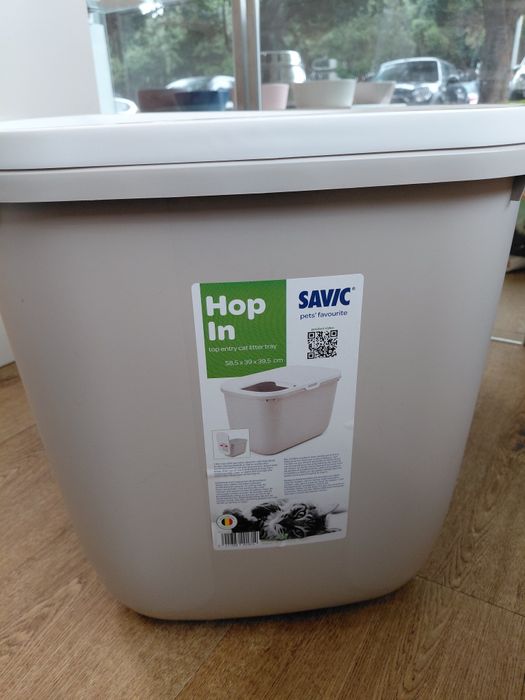 Caixa areia WC gato Hop In NOVO