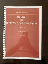 Manual de direito constitutional tomo II
