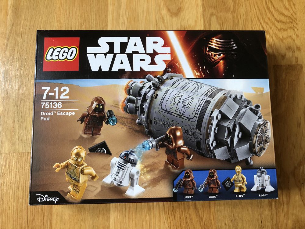 Lego Star Wars 75136 r2d2 c3po jawa