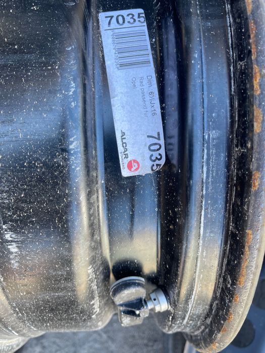 Сталеві диски 5/105 R16 Опель Шевроле